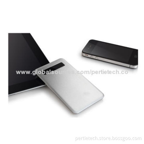 7.5mm thickness easily slips into any pocket power banks